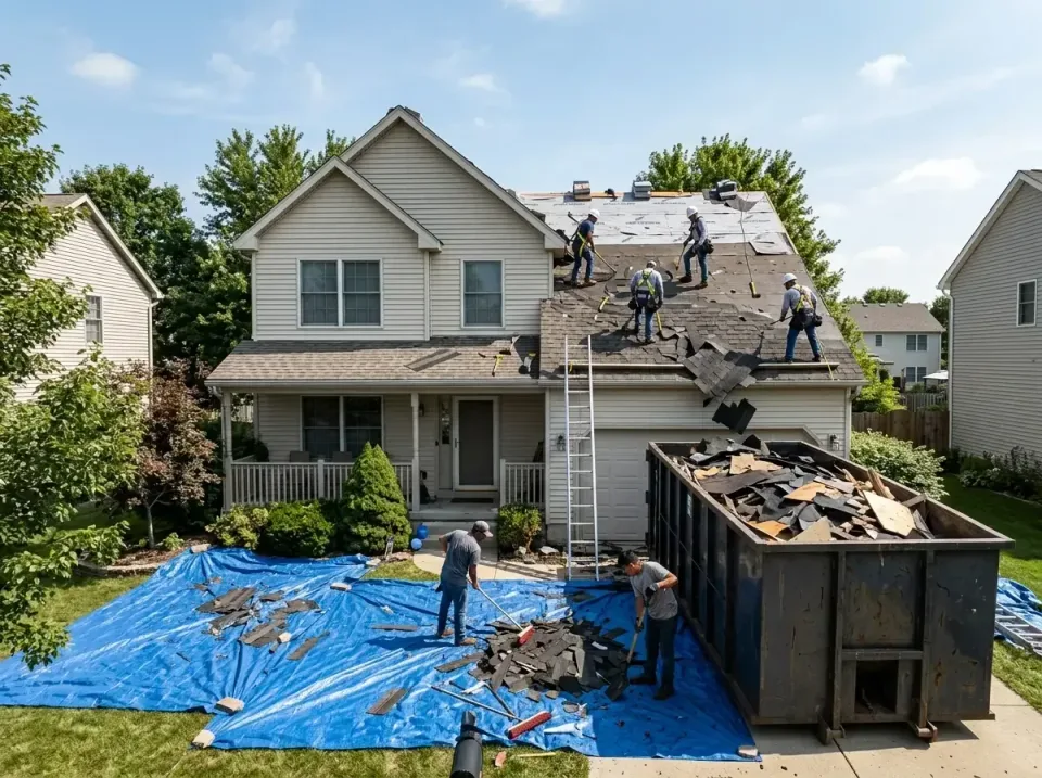 roof-replacement-debris-remova-004 — frequently asked questions, Cheapest Dumpster Rentals in Fortville, IN